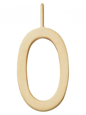 Obrázek produktu Design Letters Pozlacený stříbrný přívěsek Design Letters zlatá