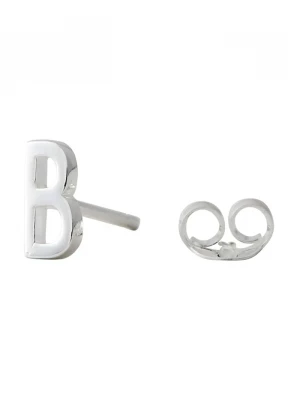 Obrázek produktu Design Letters Stříbrná náušnice Design Letters
