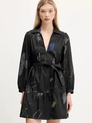Obrázek produktu Desigual Bavlněné šaty Desigual PISOS černá