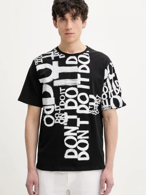 Obrázek produktu Desigual Bavlněné tričko Desigual MAN MILAN černá