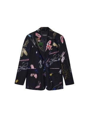 Obrázek produktu Desigual Blejzr indigo / pastelově žlutá / růžová / černá
