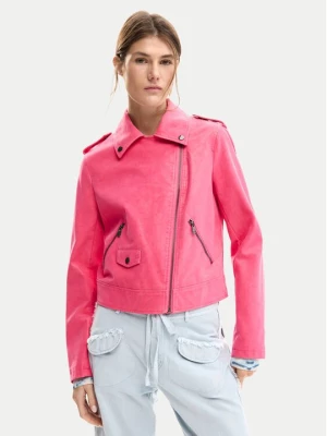 Obrázek produktu Desigual Bunda z imitace kůže Lolly 26SWEW06 Růžová Regular Fit