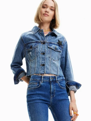 Obrázek produktu Desigual Dětská riflová bunda Desigual modrá