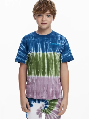 Obrázek produktu Desigual Dětské bavlněné tričko Desigual modrá