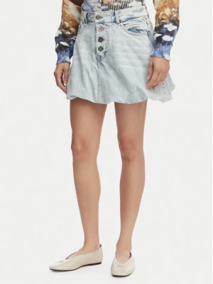Obrázek produktu Desigual Džínová sukně Fal Globo 26SWFD01 Modrá Regular Fit