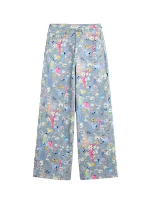 Obrázek produktu Desigual Džíny modrá džínovina / světlemodrá / žlutá / pitaya
