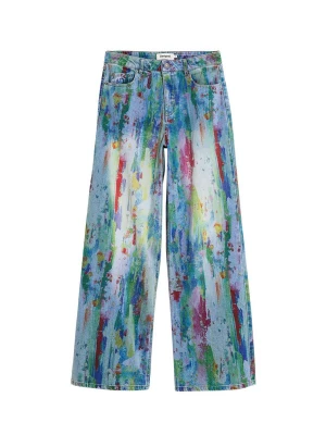 Obrázek produktu Desigual Džíny modrá džínovina / žlutá / zelená / červená