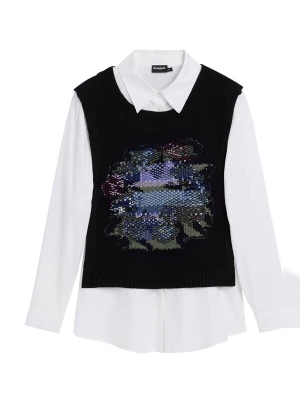 Obrázek produktu Desigual Halenka černá / bílá