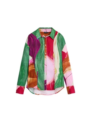 Obrázek produktu Desigual Halenka koňaková / smaragdová / fuchsiová / karmínově červené