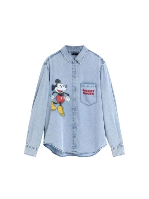 Obrázek produktu Desigual Halenka 'Mickey Disney' modrá džínovina / hořčicová / červená / černá