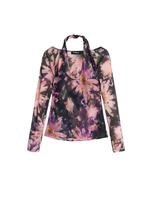 Obrázek produktu Desigual Halenka námořnická modř / fialová / starorůžová