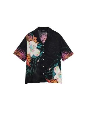 Obrázek produktu Desigual Halenka zelená / oranžová / černá / bílá
