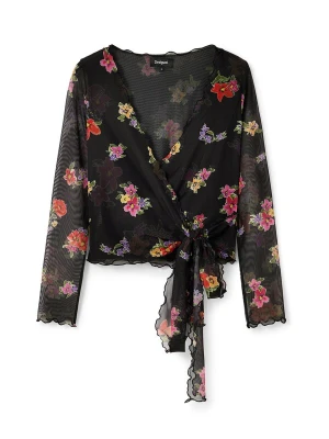 Obrázek produktu Desigual Halenka žlutá / pink / červená / černá