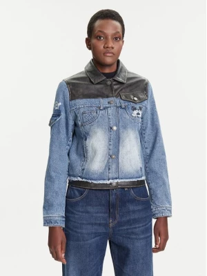 Obrázek produktu Desigual Jeansová bunda Contrast Mickey 25WWED16 Modrá Regular Fit
