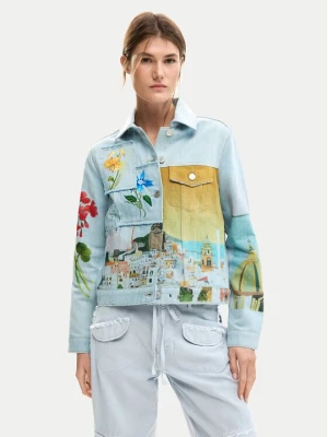 Obrázek produktu Desigual Jeansová bunda Indi 26SWED02 Světle modrá Regular Fit