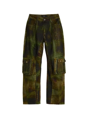 Obrázek produktu Desigual Kalhoty khaki / olivová