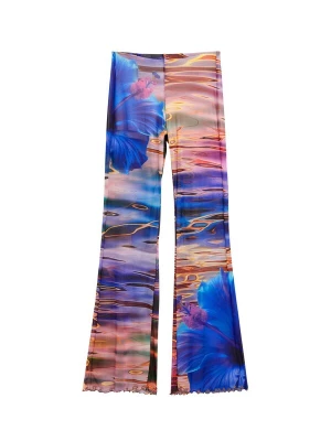 Obrázek produktu Desigual Kalhoty námořnická modř / královská modrá / fialová / oranžová