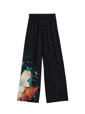 Obrázek produktu Desigual Kalhoty 'Tropical Fluid' černá