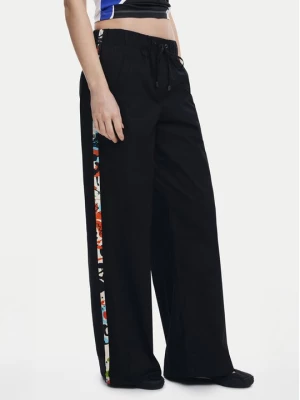 Obrázek produktu Desigual Kalhoty z materiálu Paisley 25SWPW19 Černá Regular Fit