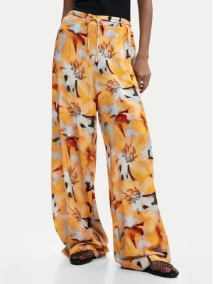 Obrázek produktu Desigual Kalhoty z materiálu Pant Preston 26SWPW38 Oranžová Relaxed Fit