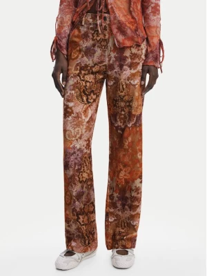 Obrázek produktu Desigual Kalhoty z materiálu Romantica 25WWPW02 Oranžová Regular Fit