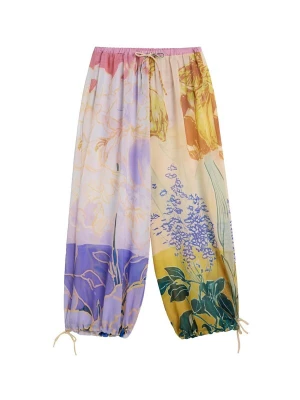 Obrázek produktu Desigual Kalhoty žlutá / zelená / fialová