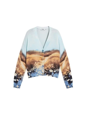 Obrázek produktu Desigual Kardigan modrá / hnědá