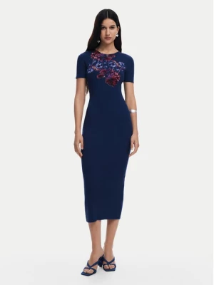 Obrázek produktu Desigual Každodenní šaty 25SWVF13 Tmavomodrá Slim Fit