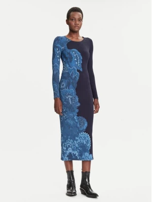 Obrázek produktu Desigual Každodenní šaty Limbani 25WWVK31 Tmavomodrá Slim Fit