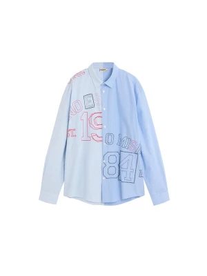 Obrázek produktu Desigual Košile azurová / nebeská modř / červená / bílá