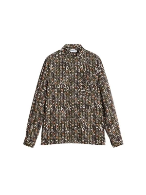 Obrázek produktu Desigual Košile khaki / jasně oranžová / černá