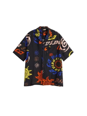 Obrázek produktu Desigual Košile tělová / světle žlutá / ohnivá červená / černá