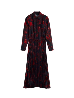 Obrázek produktu Desigual Košilové šaty červená / tmavě červená / černá