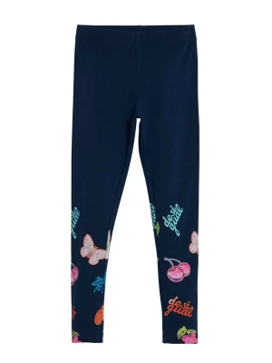 Obrázek produktu Desigual Legíny námořnická modř / nefritová / humrová / pink