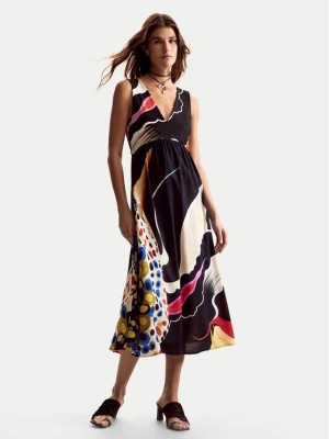 Obrázek produktu Desigual Letní šaty Japan Opart Lacroix 26SWVW60 Černá Regular Fit