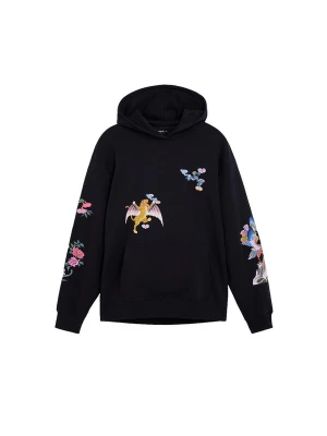 Obrázek produktu Desigual Mikina cappuccino / jedle / růžová / černá