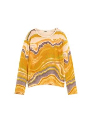 Obrázek produktu Desigual Mikina žlutá / antracitová / meruňková