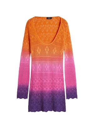 Obrázek produktu Desigual Plážové šaty 'Tie-Dye' fialová / oranžová / pink