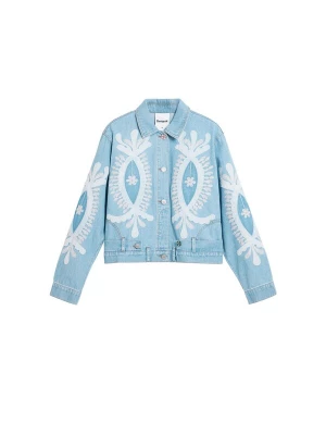 Obrázek produktu Desigual Přechodná bunda modrá / bílá