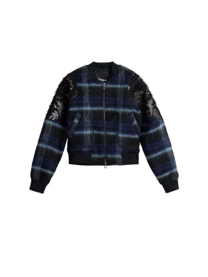 Obrázek produktu Desigual Přechodná bunda noční modrá / fialkově modrá / černá