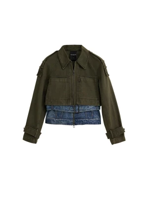 Obrázek produktu Desigual Přechodová parka modrá / zelená