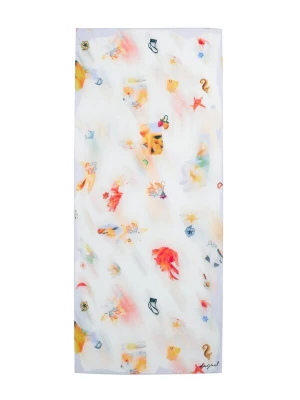 Obrázek produktu Desigual Šála modrá / koňaková / červená / bílá