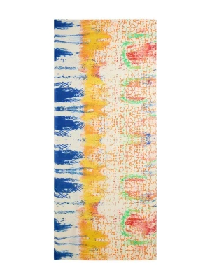 Obrázek produktu Desigual Šátek 'Lacroix' modrá / žlutá / světle zelená / světle červená / barva bílé vlny