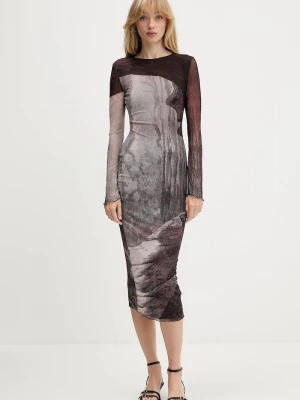 Obrázek produktu Desigual Šaty Desigual ABYSS LACROIX hnědá