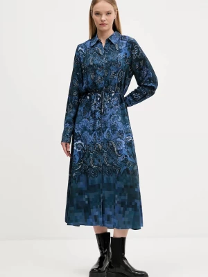 Obrázek produktu Desigual Šaty Desigual CAMISEROLICUAD modrá