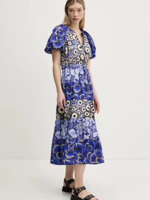 Obrázek produktu Desigual Šaty CELLS LONG_LACROIX modrá