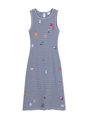 Obrázek produktu Desigual Šaty marine modrá / meruňková / ohnivá červená / bílá