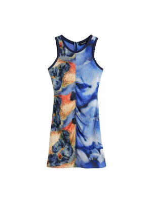 Obrázek produktu Desigual Šaty modrá / žlutá / oranžová