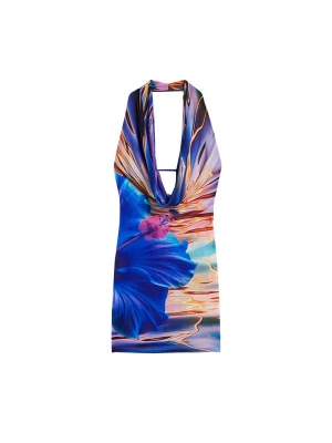 Obrázek produktu Desigual Šaty písková / modrá / indigo / pink