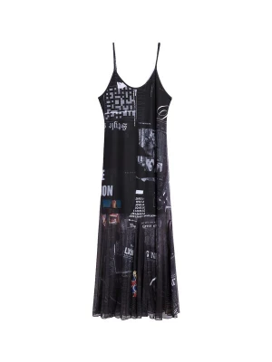 Obrázek produktu Desigual Šaty růžová / černá / bílá